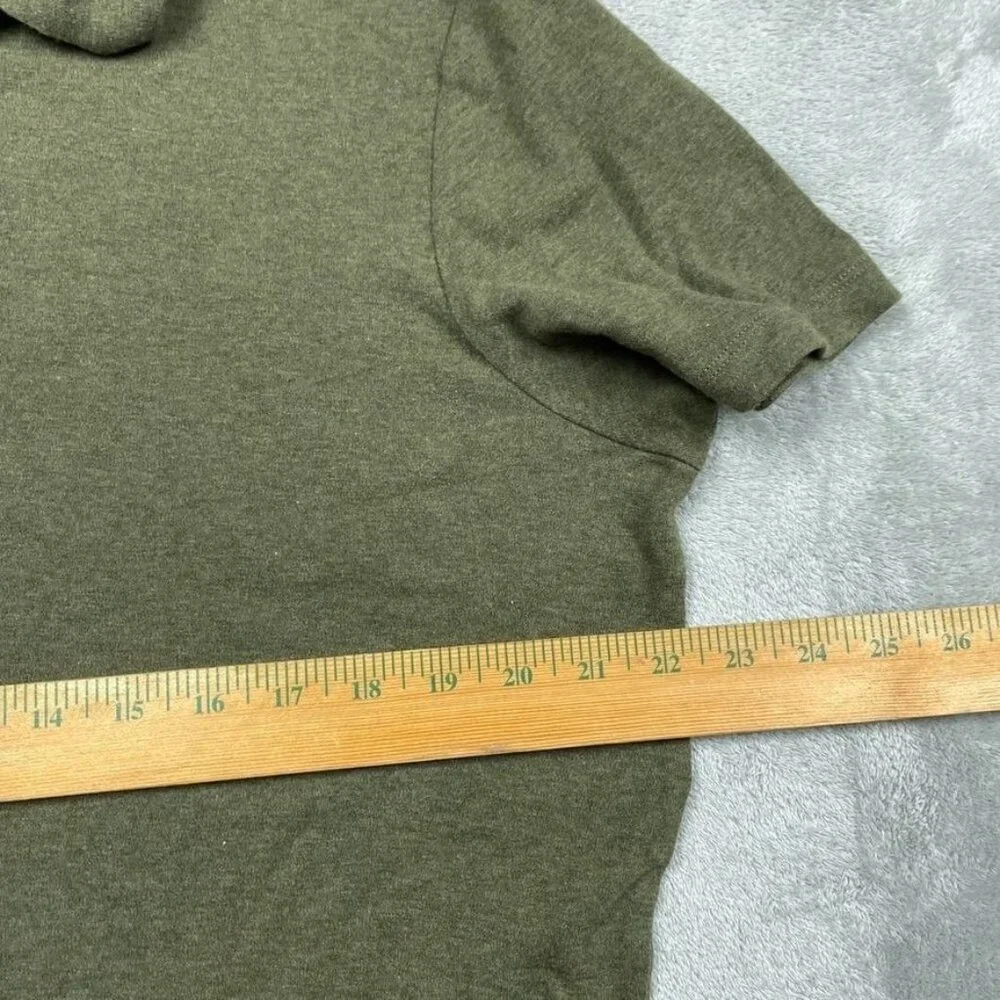 Banana Republic Mens Polo Shirt XL Olive Green 100% Cotton Casual Tee d0090